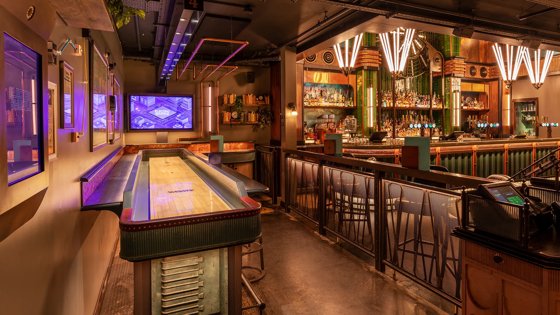 Electric shuffle - Canary Wharf — interior photo 1